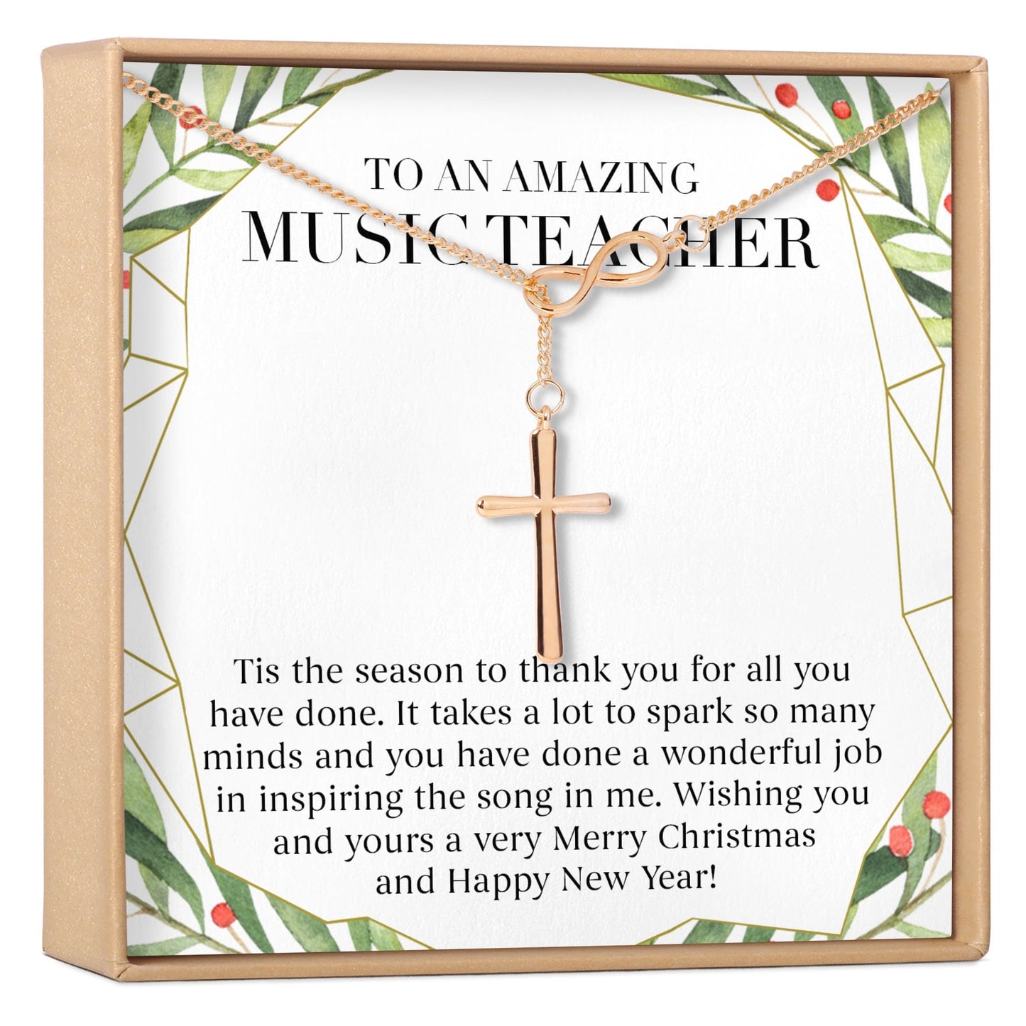 Christmas Gift for Music Teacher Necklace, Multiple Styles