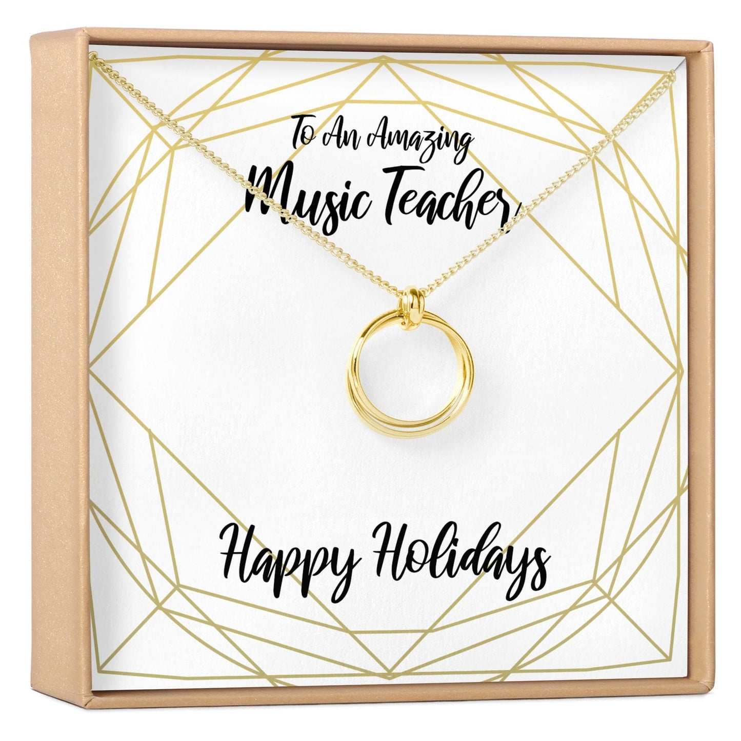 Christmas Gift for Music Teacher Necklace, Multiple Styles