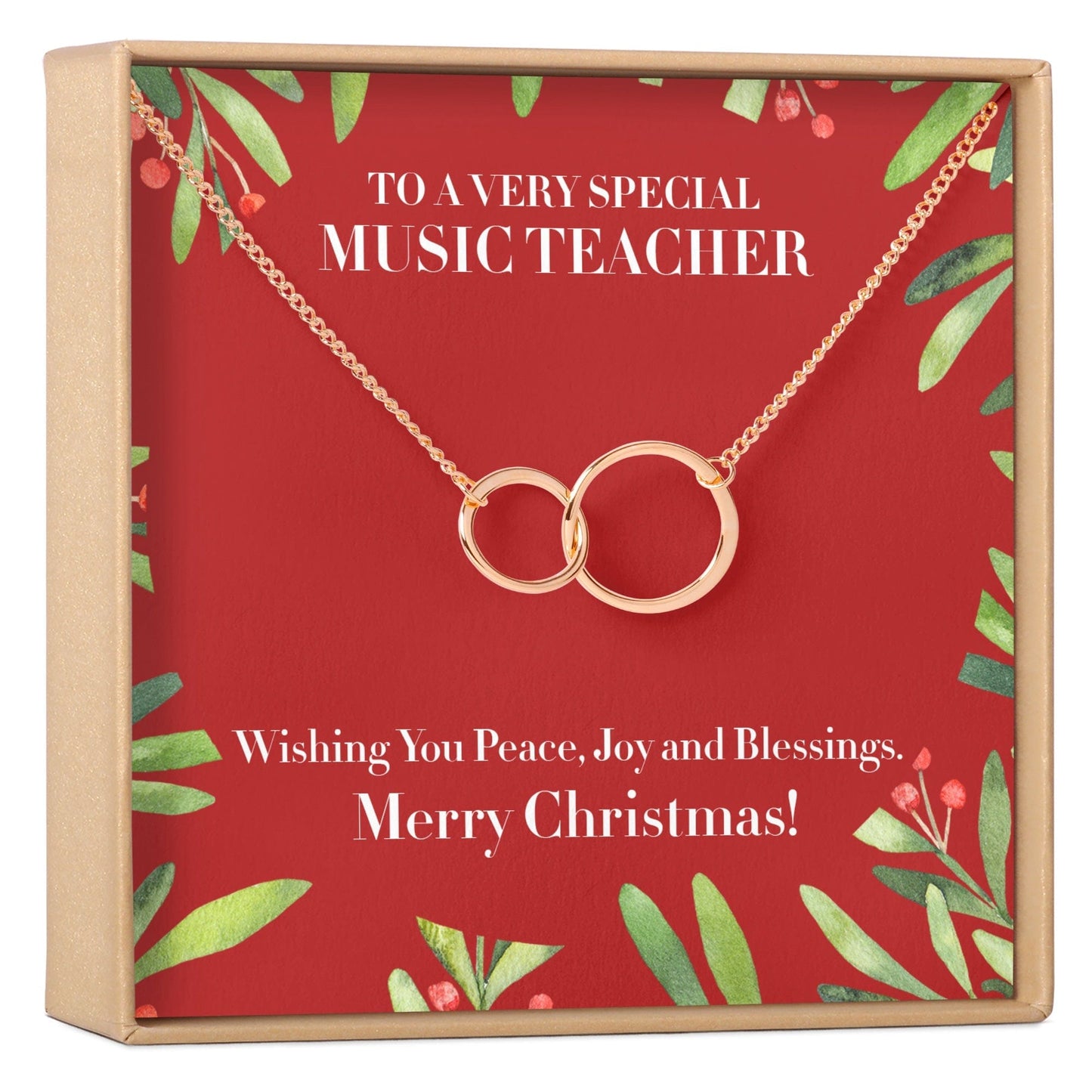 Christmas Gift for Music Teacher Necklace, Multiple Styles
