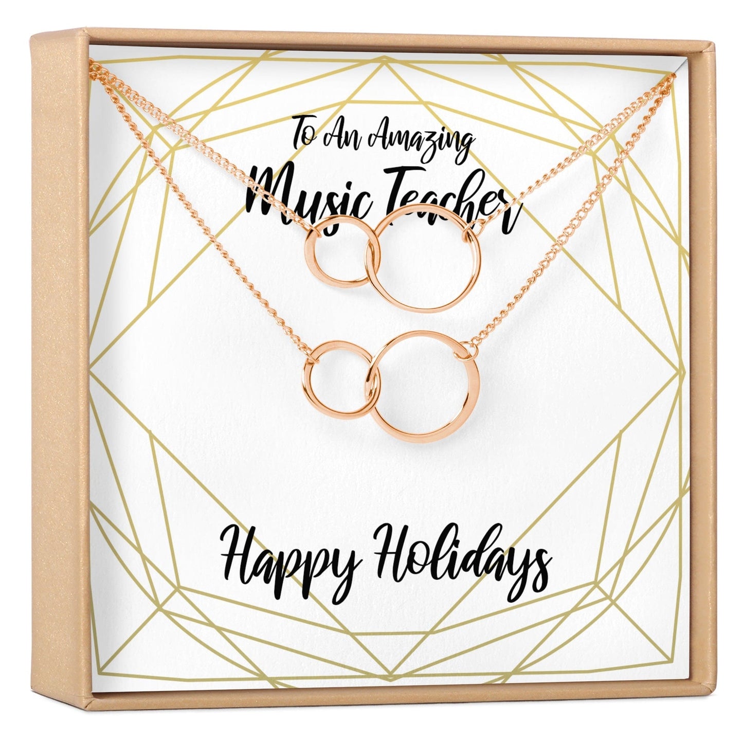 Christmas Gift for Music Teacher Necklace, Multiple Styles