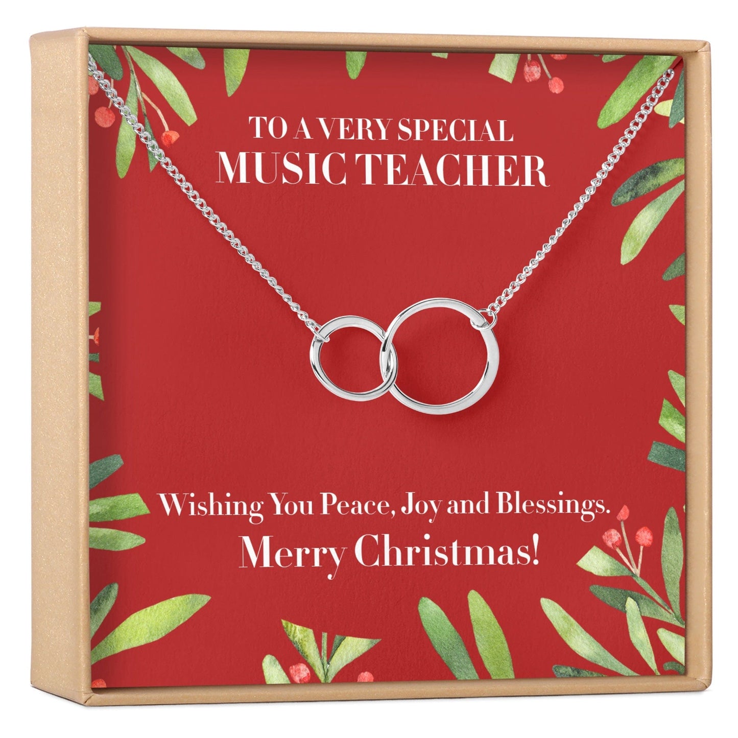 Christmas Gift for Music Teacher Necklace, Multiple Styles