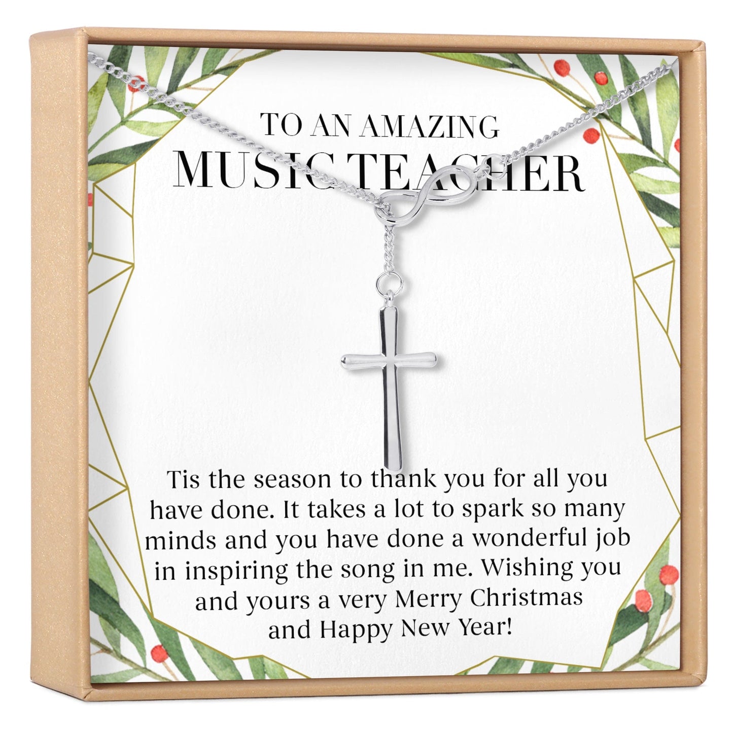 Christmas Gift for Music Teacher Necklace, Multiple Styles
