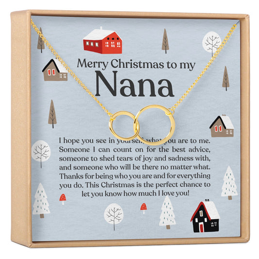 Christmas Gift For Nana Necklace, Multiple Styles