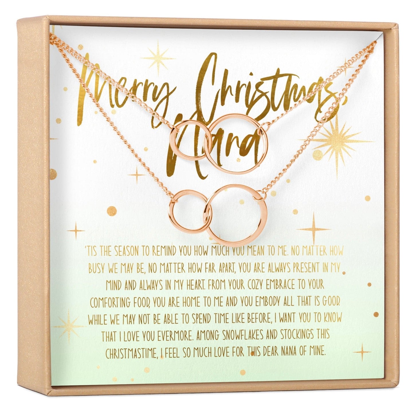 Christmas Gift For Nana Necklace, Multiple Styles