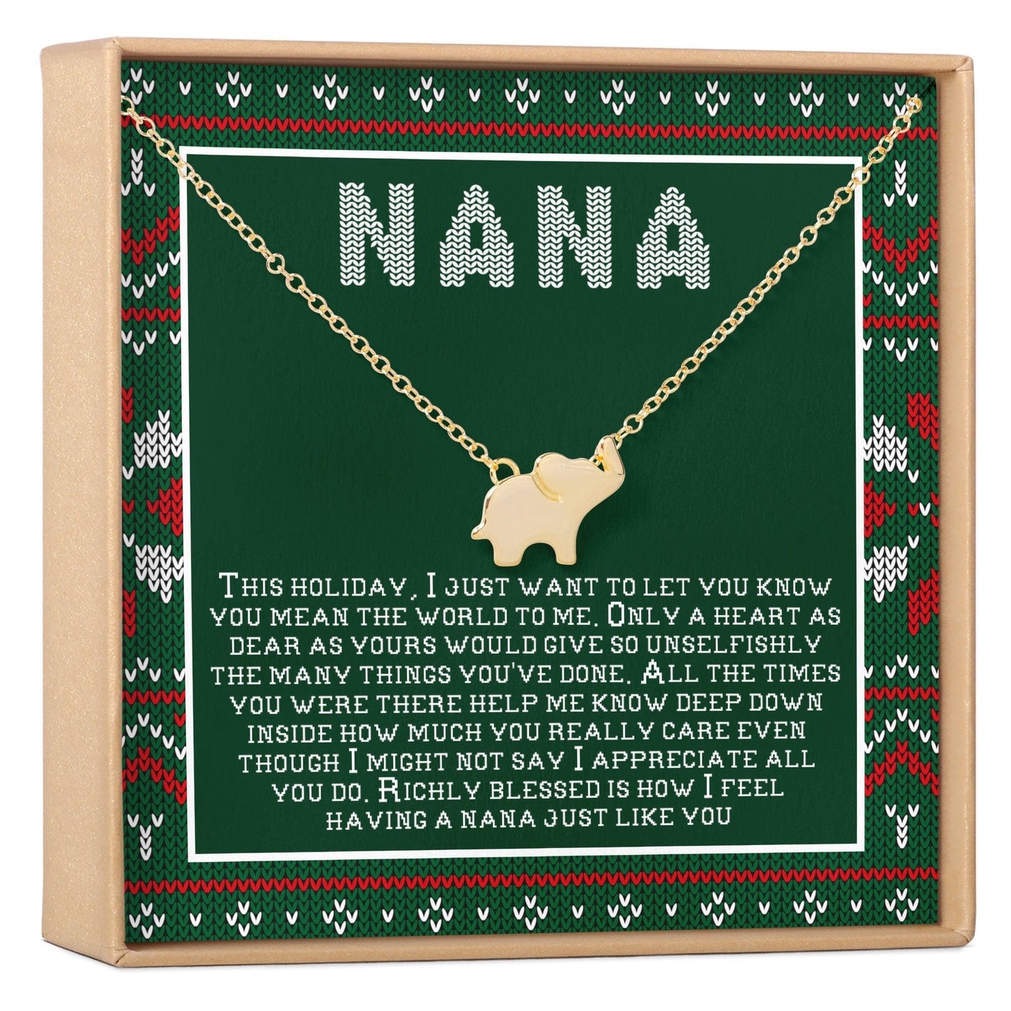 Christmas Gift For Nana Necklace, Multiple Styles