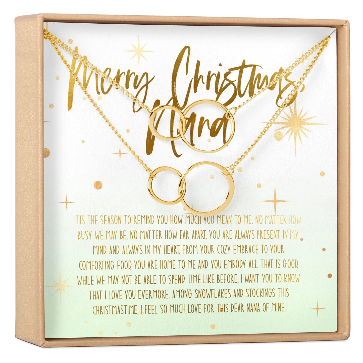 Christmas Gift For Nana Necklace, Multiple Styles