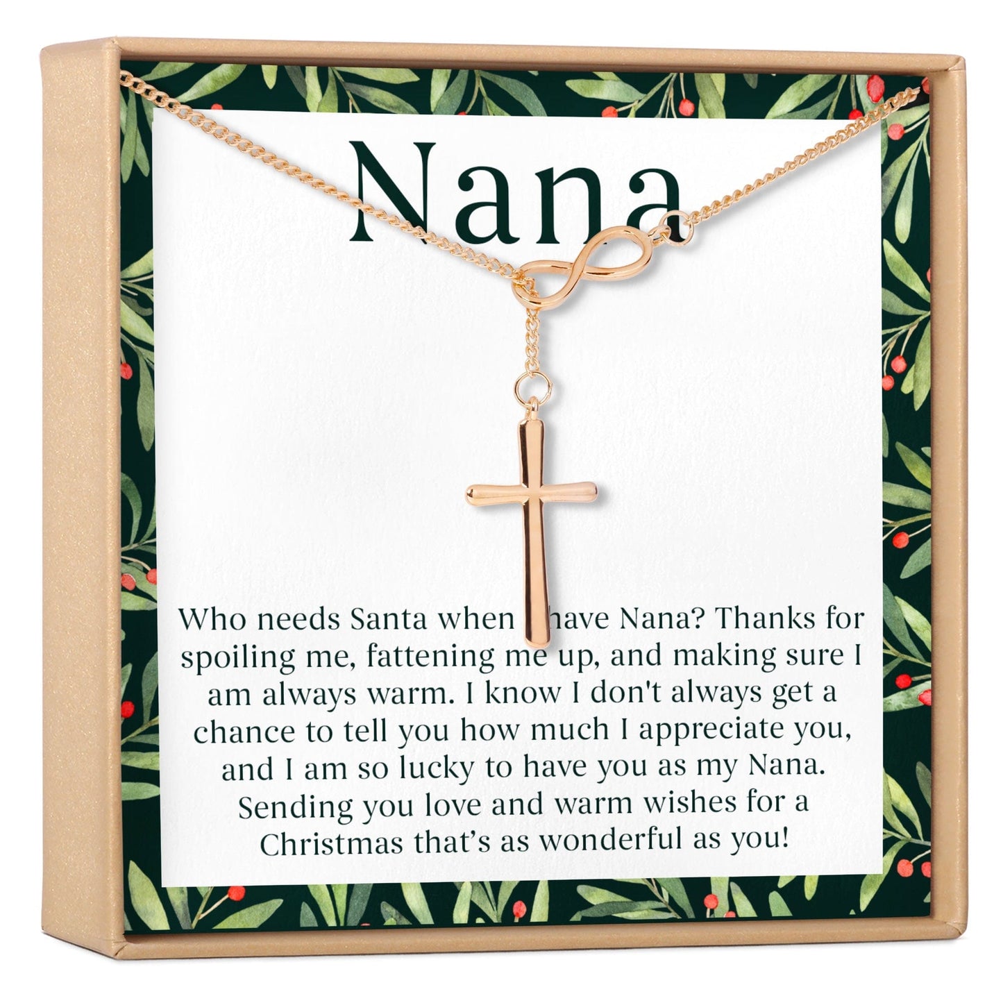 Christmas Gift For Nana Necklace, Multiple Styles