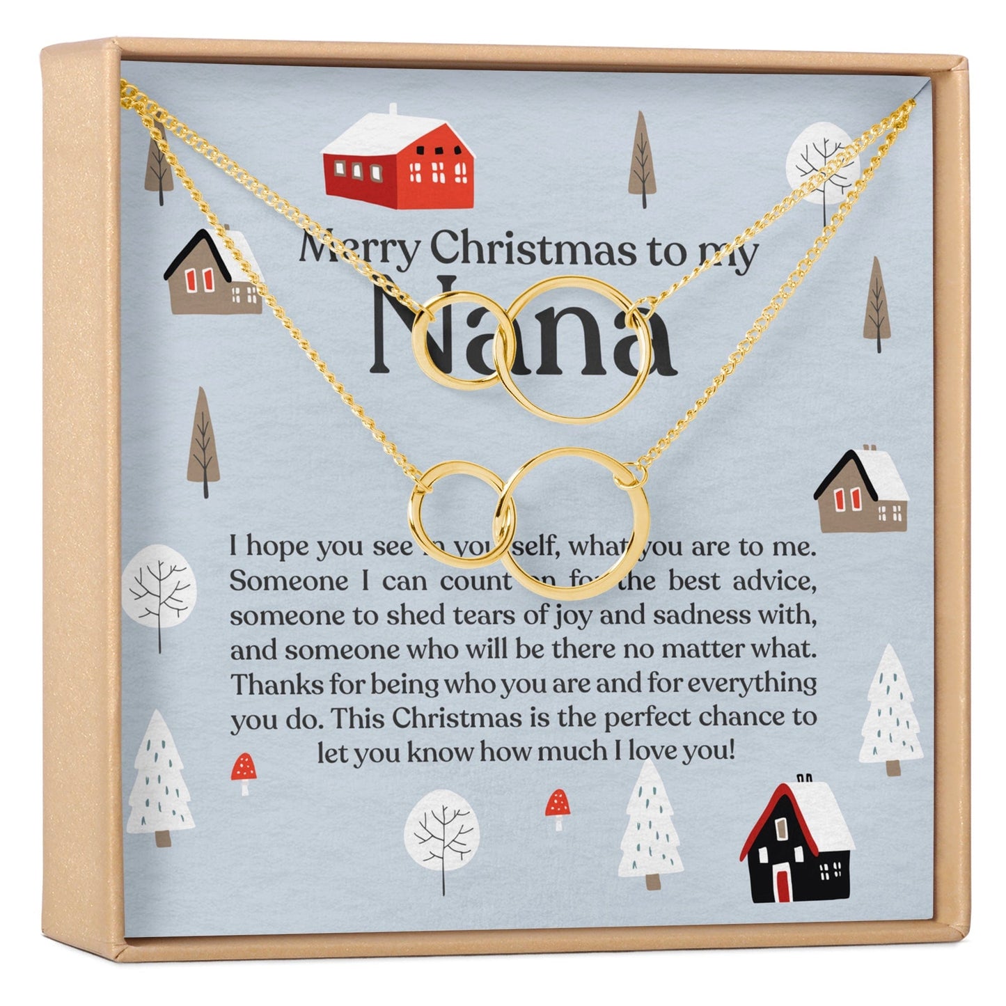 Christmas Gift For Nana Necklace, Multiple Styles