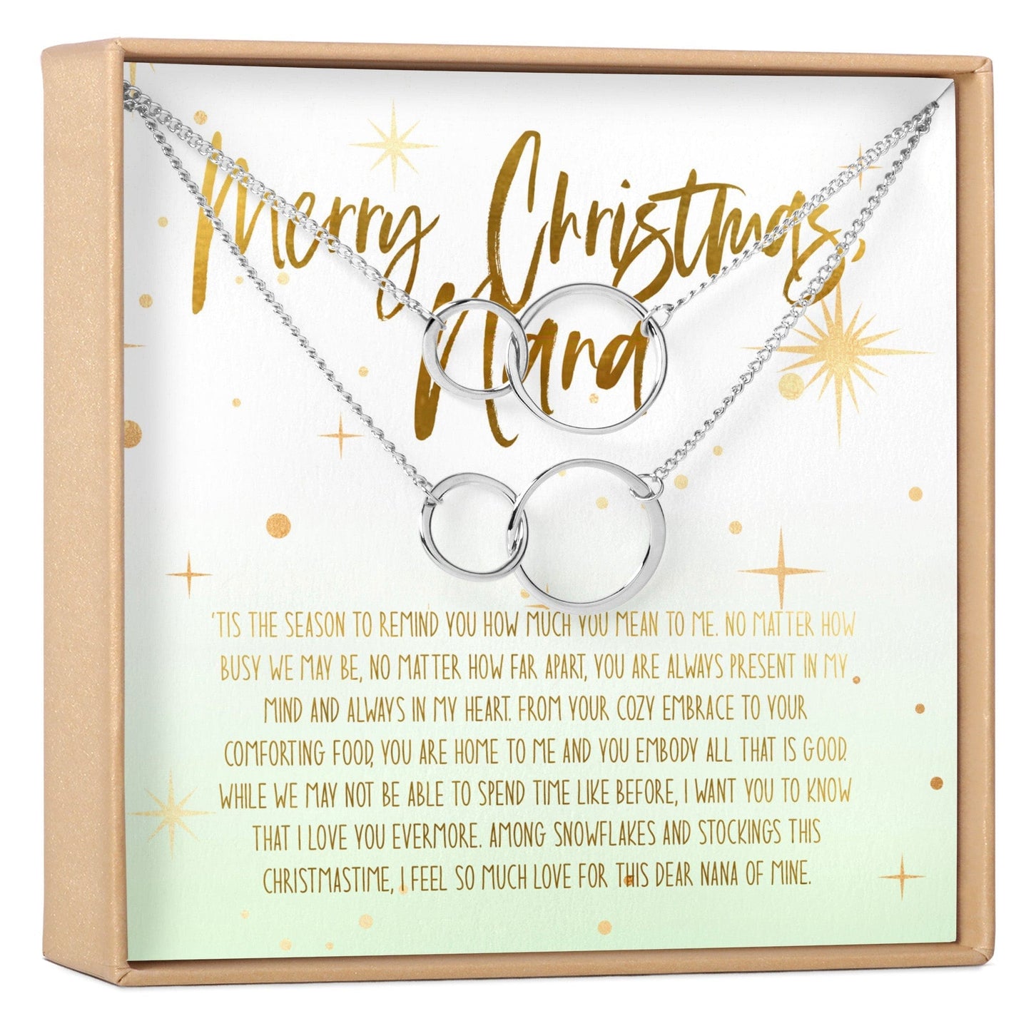 Christmas Gift For Nana Necklace, Multiple Styles