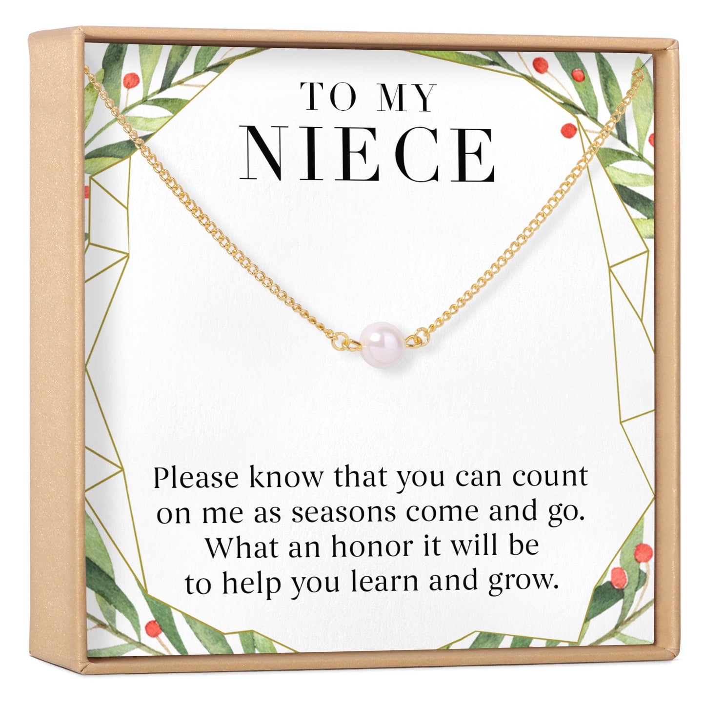 Christmas Gift for Niece Pearl Necklace