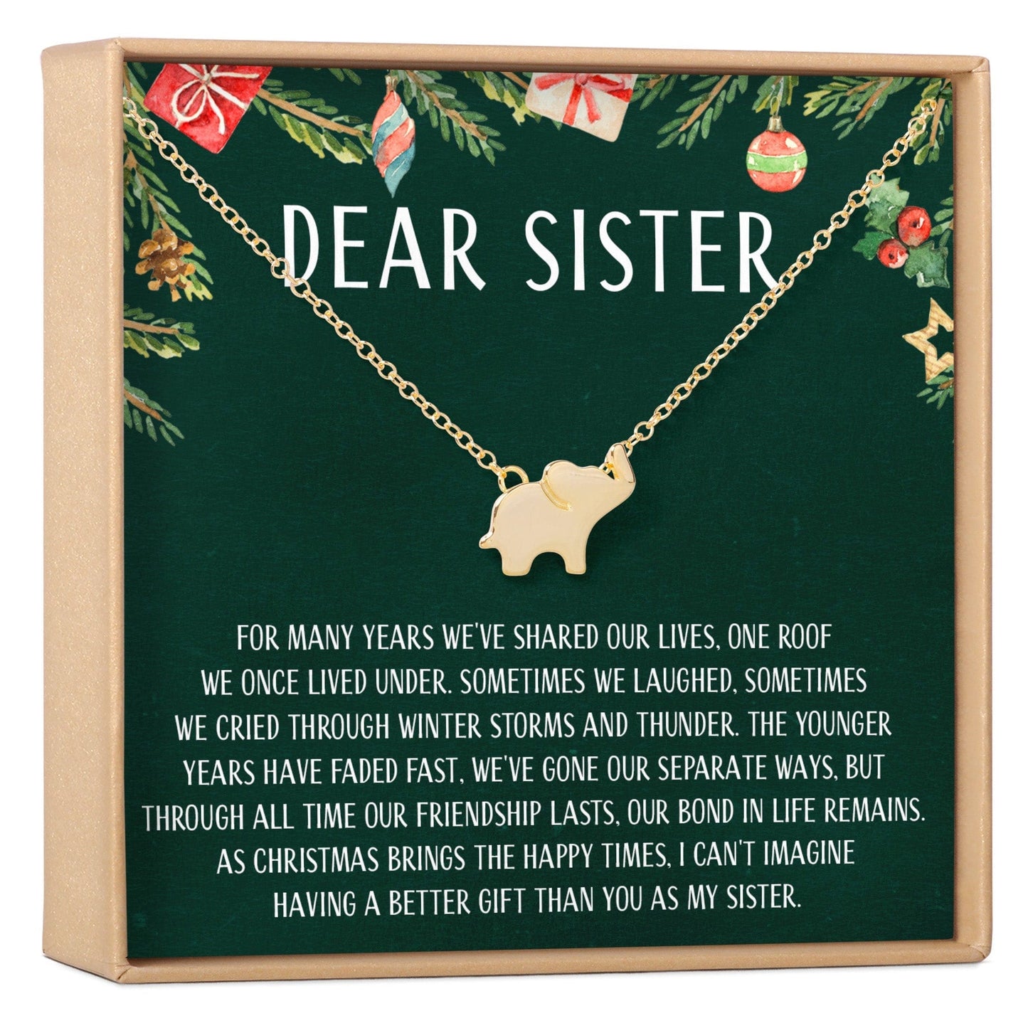 Christmas Gift for Sister Necklace, Multiple Styles