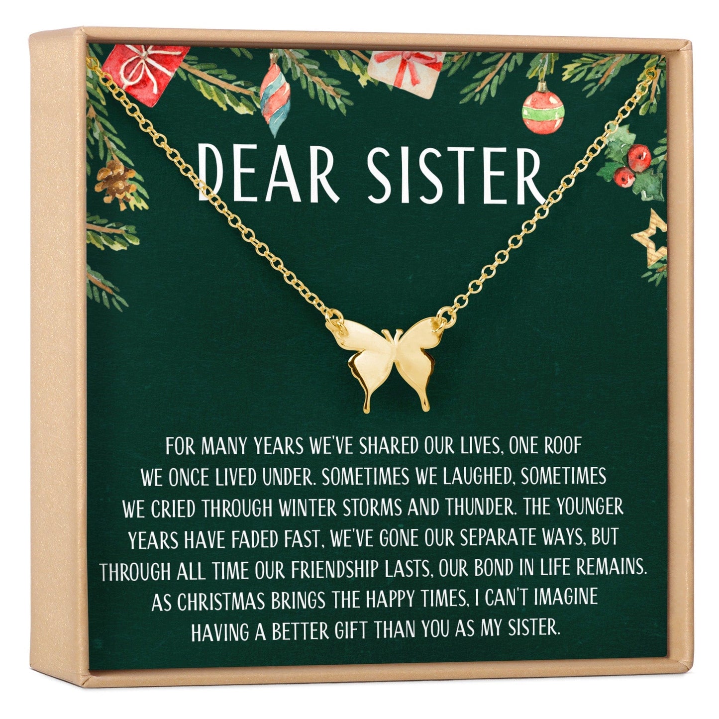 Christmas Gift for Sister Necklace, Multiple Styles