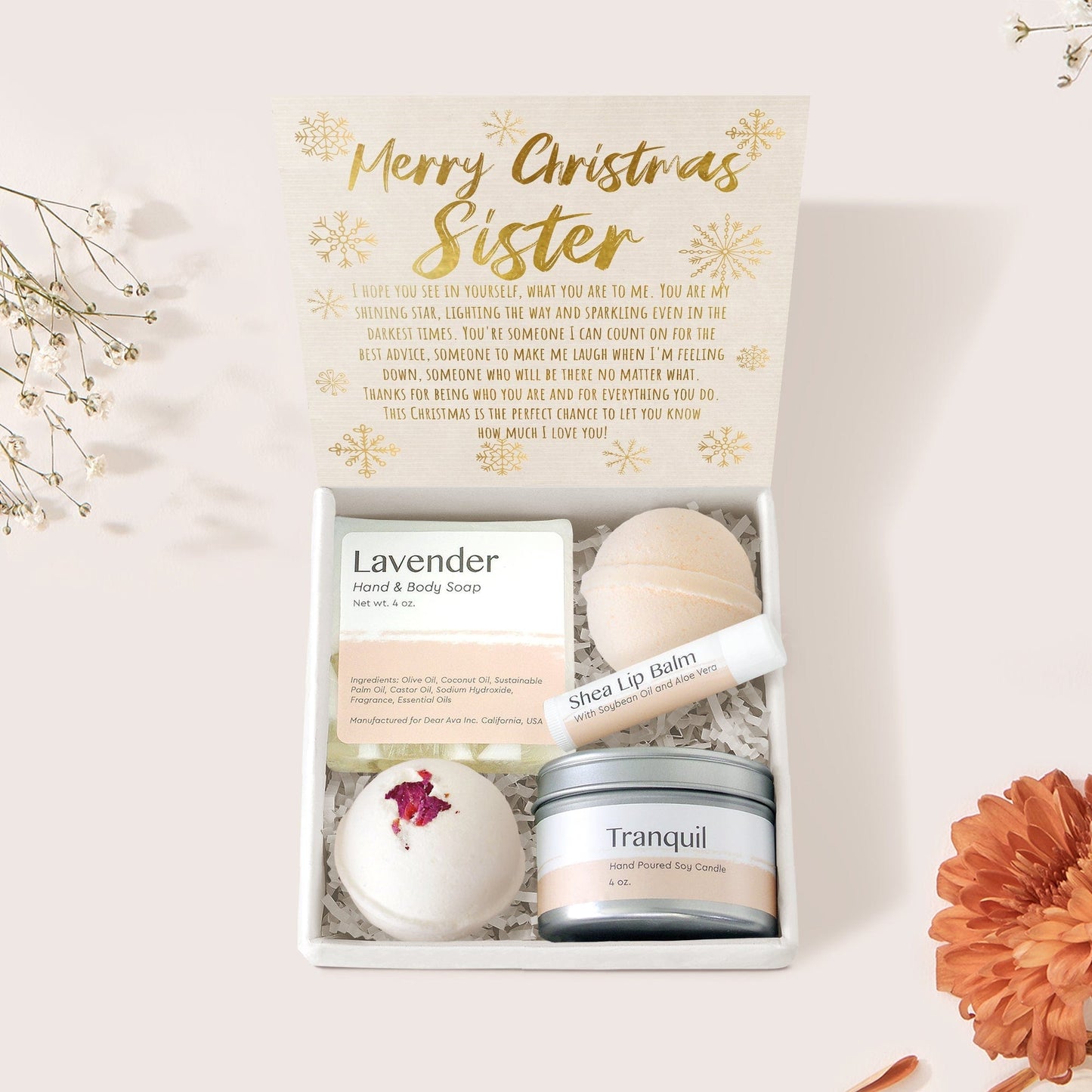 Christmas Gift for Sister Spa Gift Box