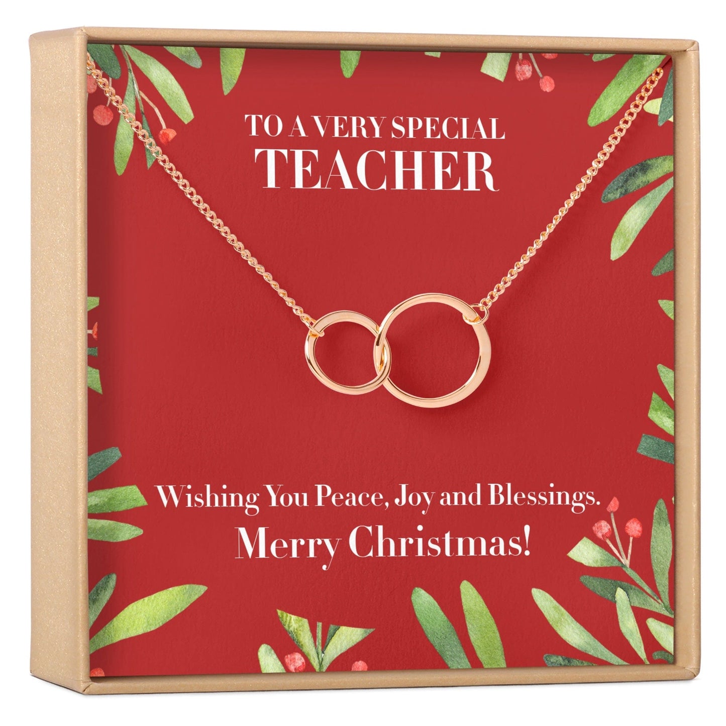 Christmas Gift for Teacher Necklace, Multiple Styles