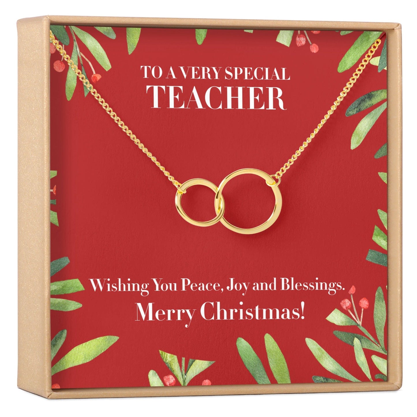 Christmas Gift for Teacher Necklace, Multiple Styles