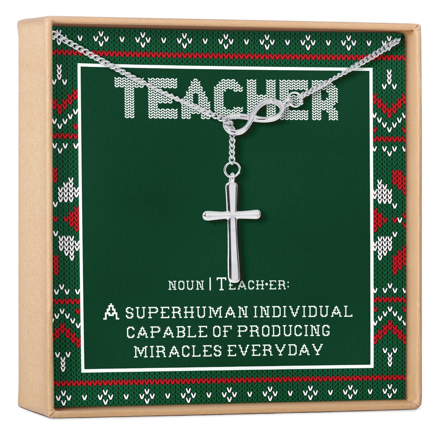 Christmas Gift for Teacher Necklace, Multiple Styles