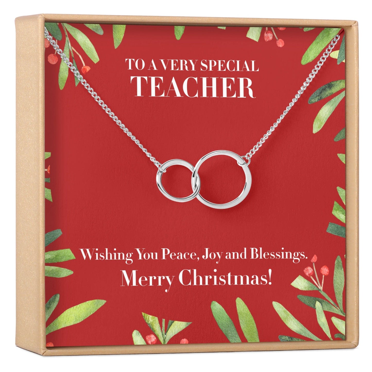 Christmas Gift for Teacher Necklace, Multiple Styles