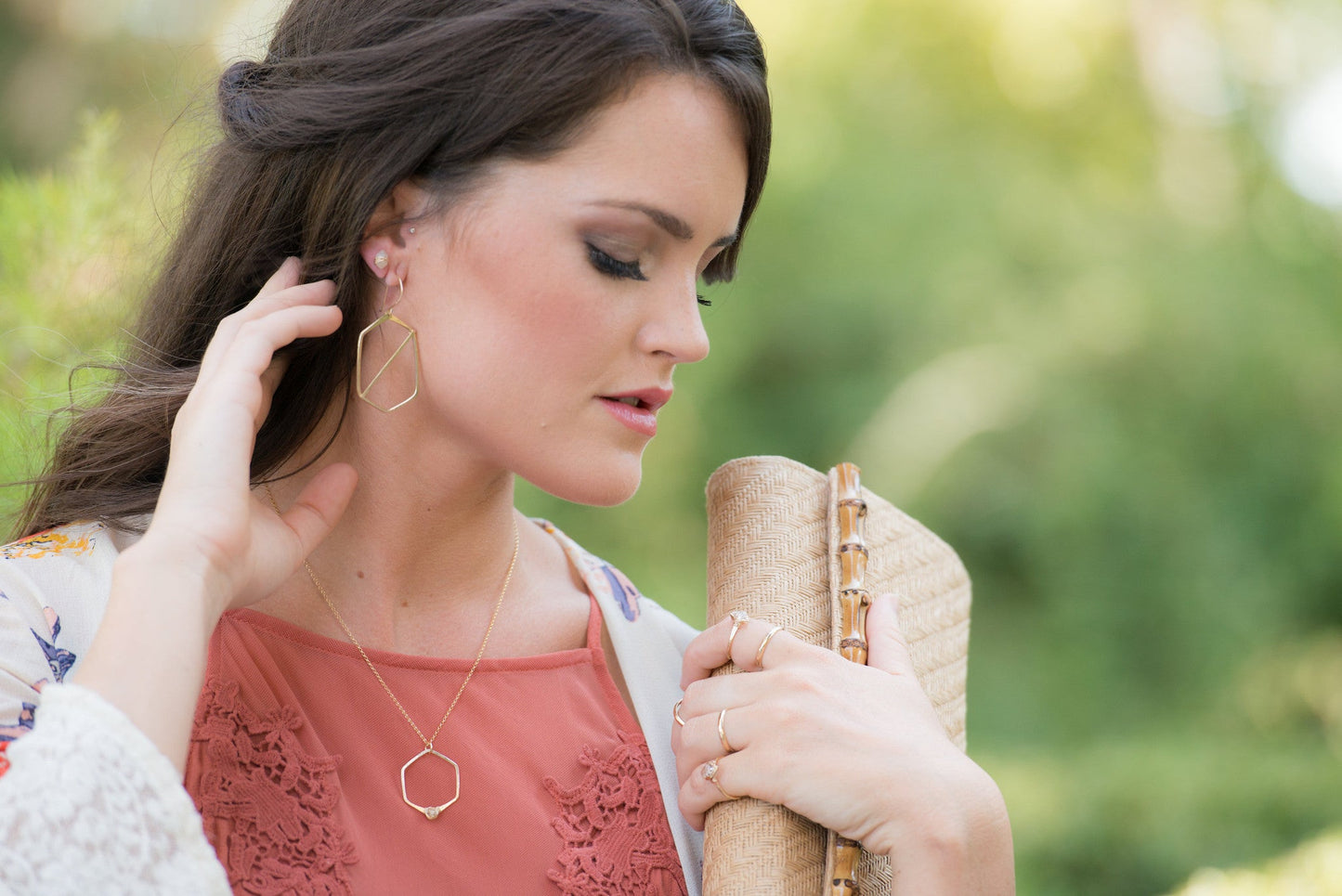 Pike Studs - Moonstone