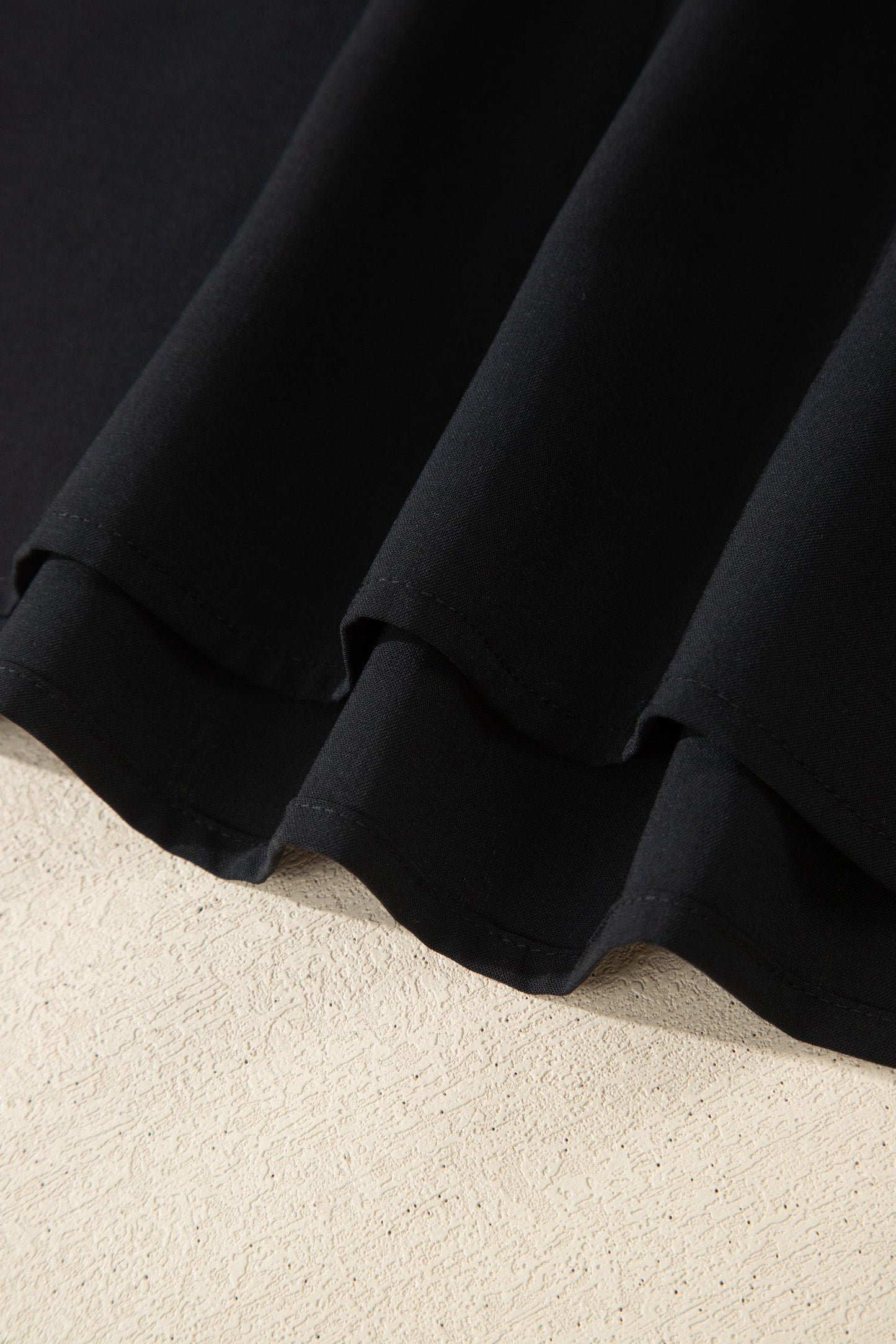 Solid Backless Bow Tie Short Sleeve Mini Dress