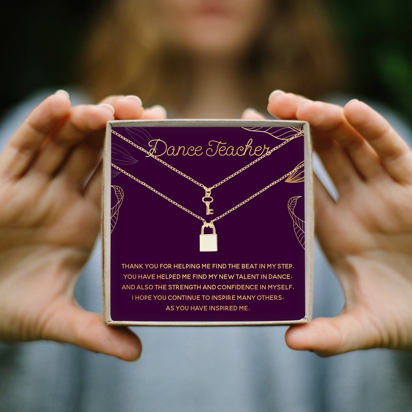Dance Teacher Necklace, Multiple Styles Jewelry