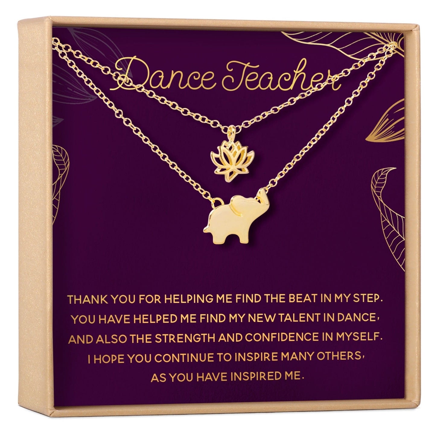 Dance Teacher Necklace, Multiple Styles Jewelry