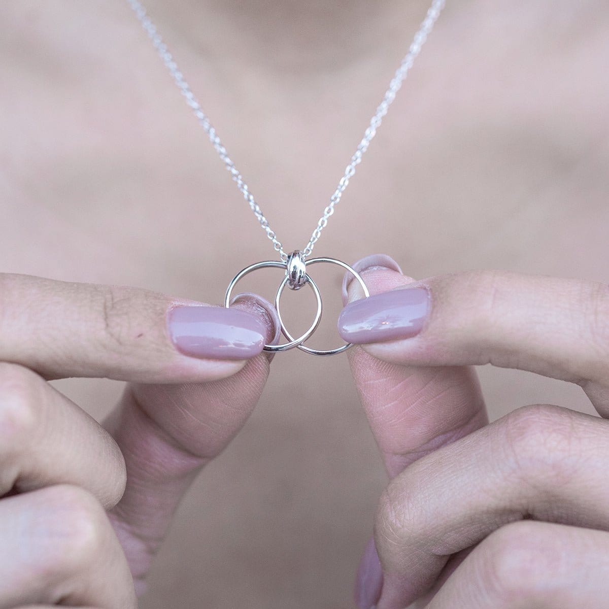 Daughter-In-Law Linked Circles Necklace