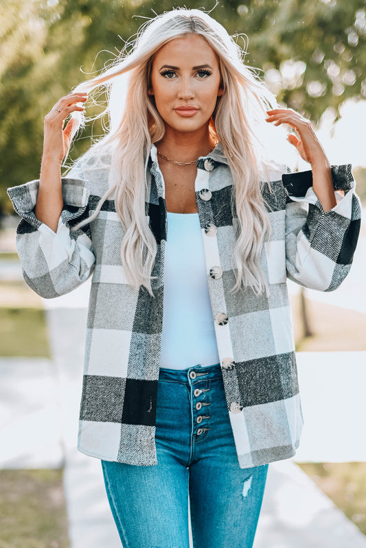 Leslie Block Long Sleeve Jacket