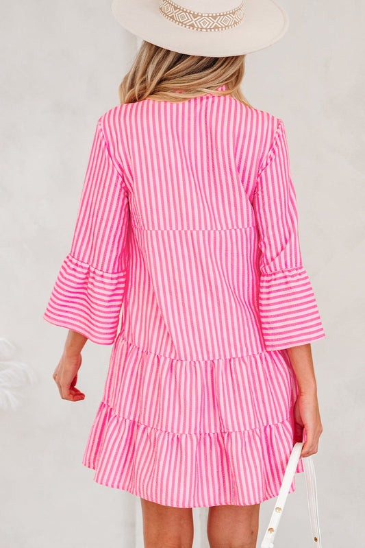Oaklynn Tiered Flowy Mini Dress