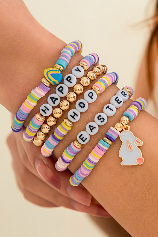 Kylee Beaded Elastic Layer Bracelet