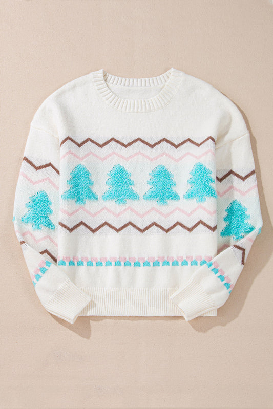 Sofia Trim Drop Shoulder Sweater