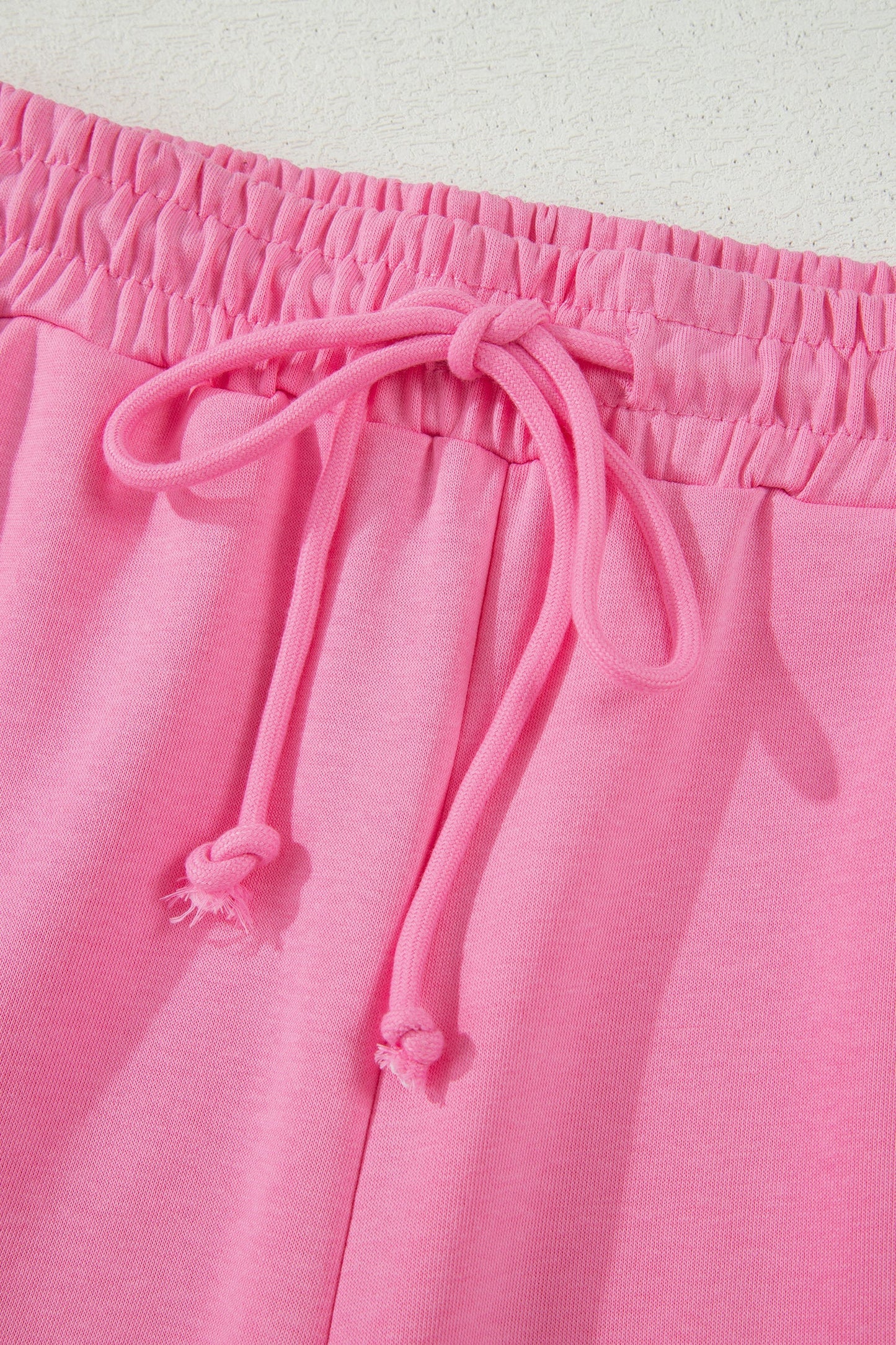 Solid Embroidered Eyelet Patchwork Top & Pants Set