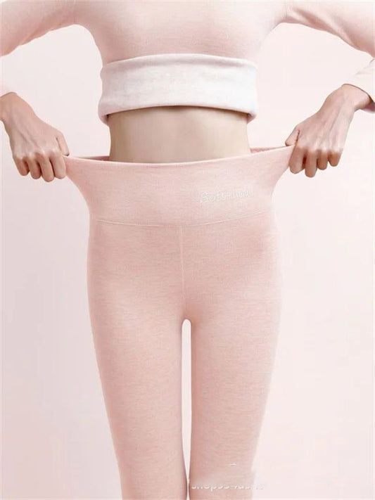 Womenβs Fleece-Lined High-Waist Shark Leggings