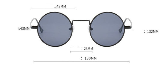 Steampunk Sunglasses – Retro Round Gothic Shades