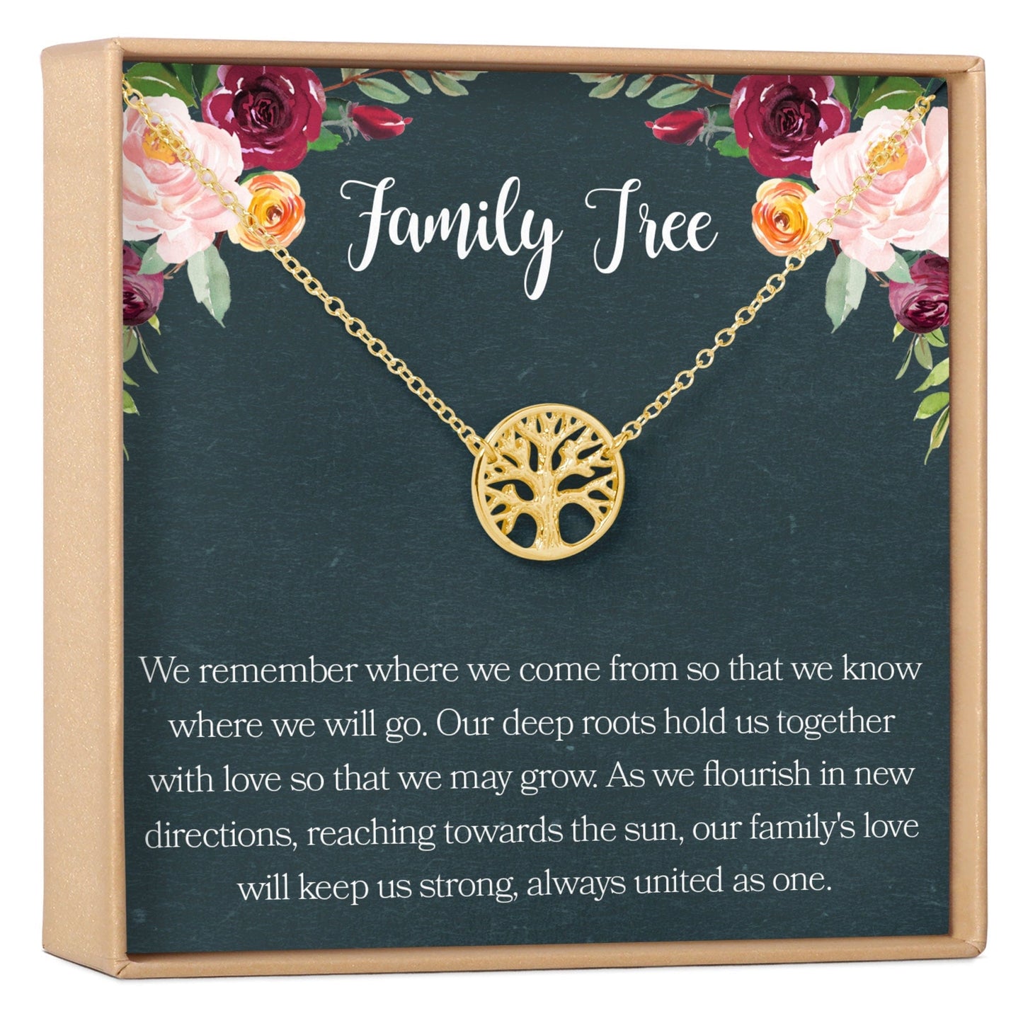 Family Tree Necklace Gift