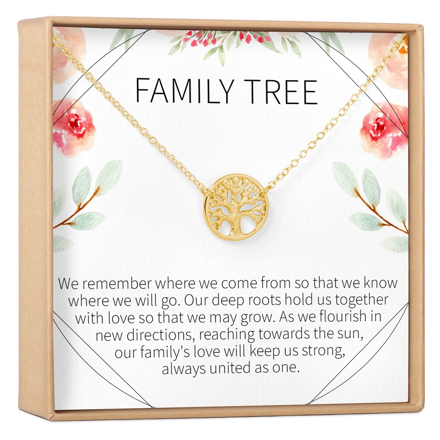 Family Tree Necklace Gift