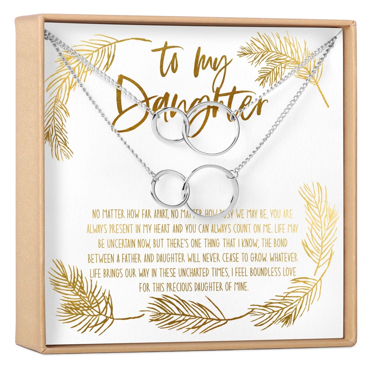 Father & Daughter Necklace, Multiple Styles