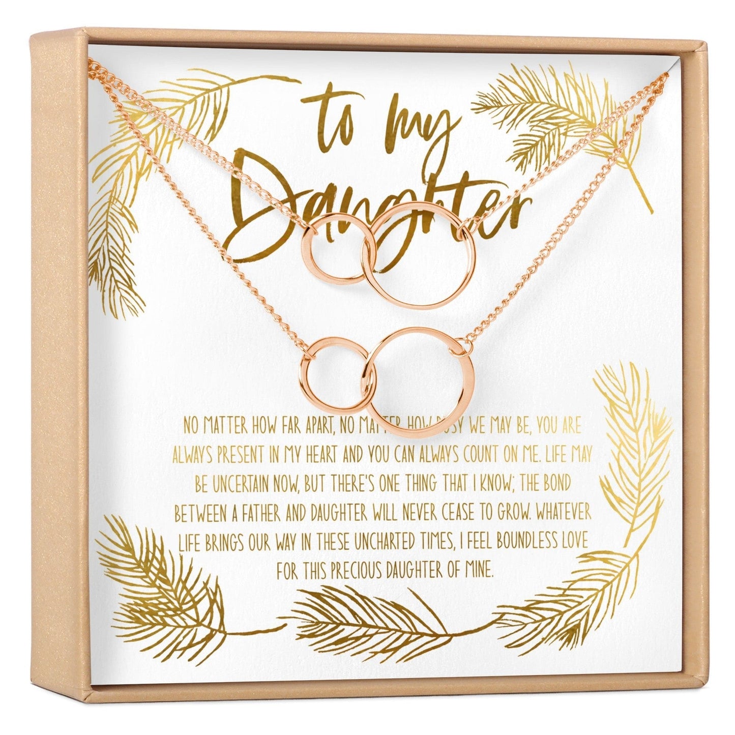 Father & Daughter Necklace, Multiple Styles