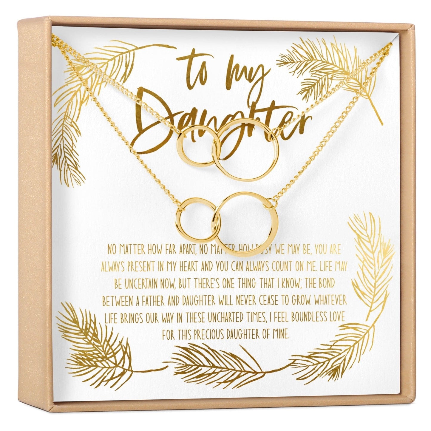 Father & Daughter Necklace, Multiple Styles