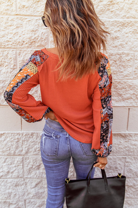 Karina Eyelet thermal Knit Top