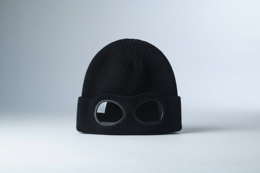 Women’s Pilot Wool Knit Hat – Winter Warm Knitted Aviator-Style Hat