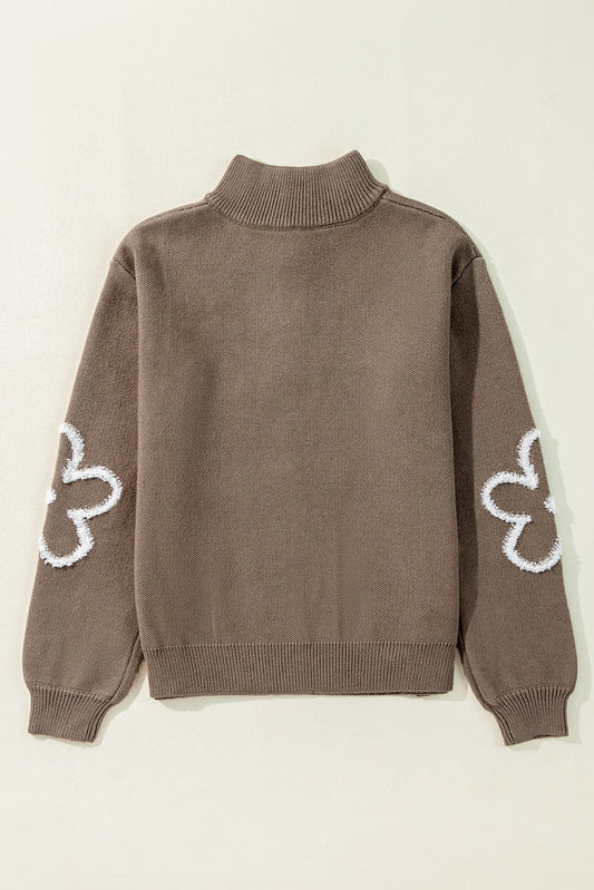 Eleanor Half Zipper Stand Sweater