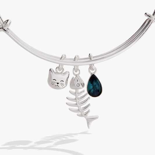 Fish Bone Cat Bangle