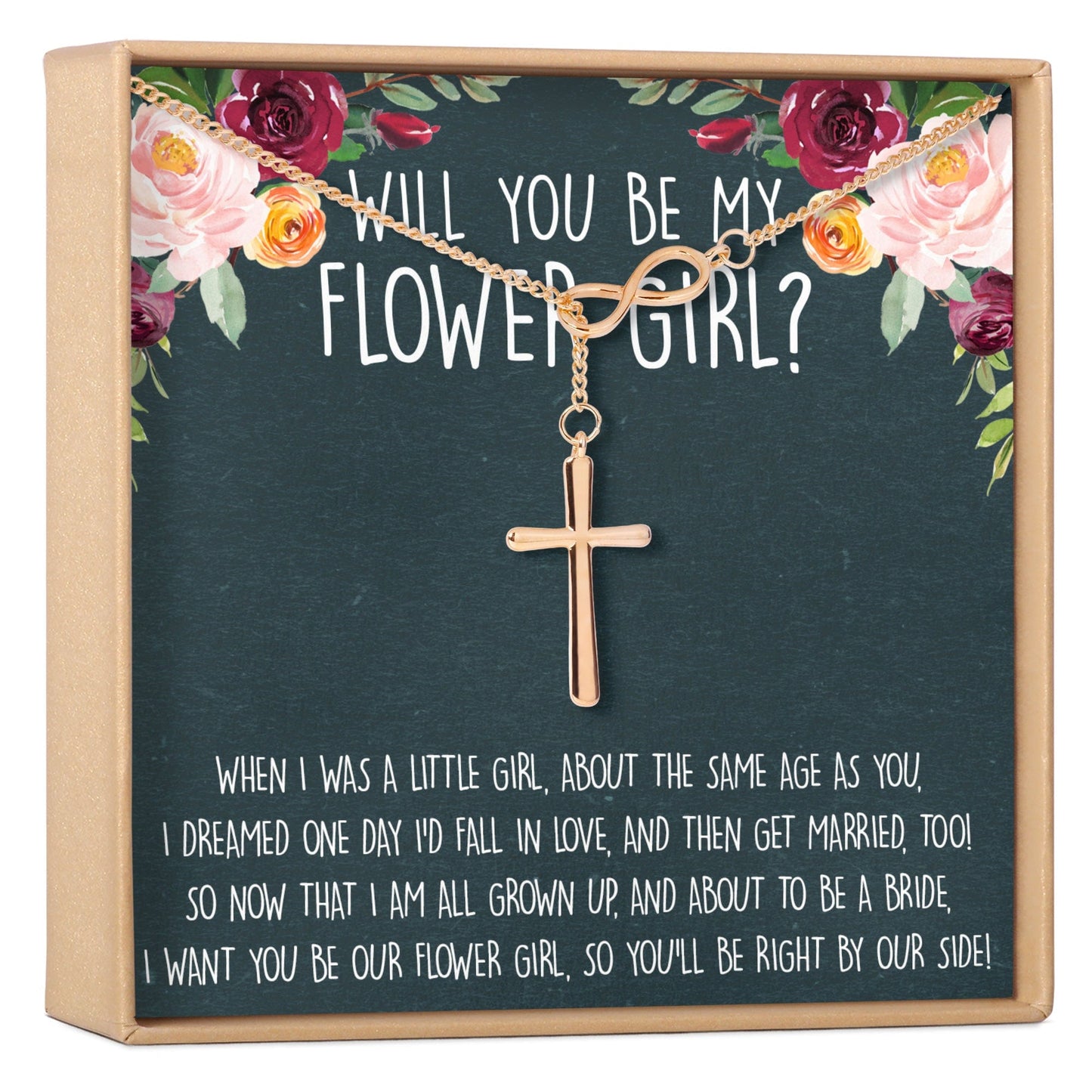 Flower Girl Necklace, Multiple Styles