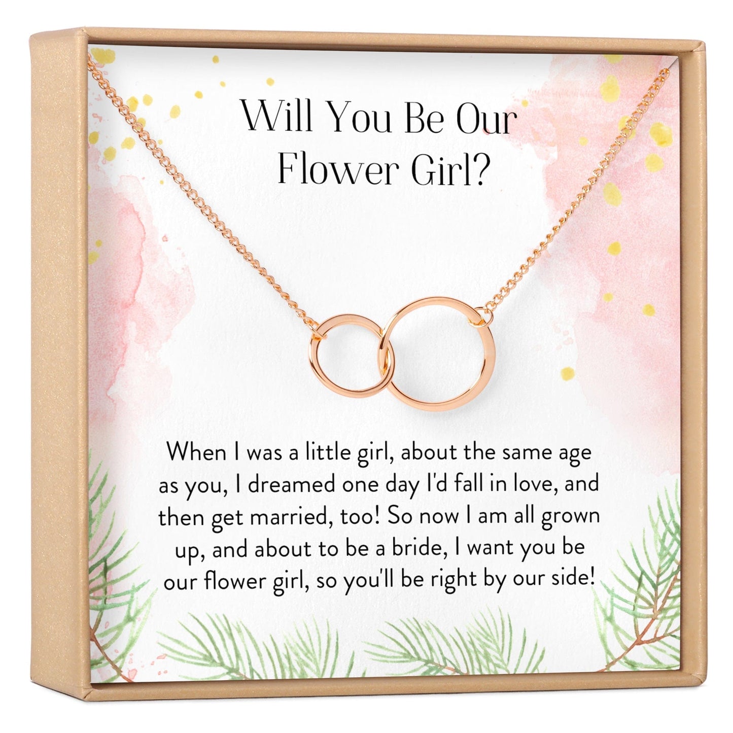 Flower Girl Necklace, Multiple Styles