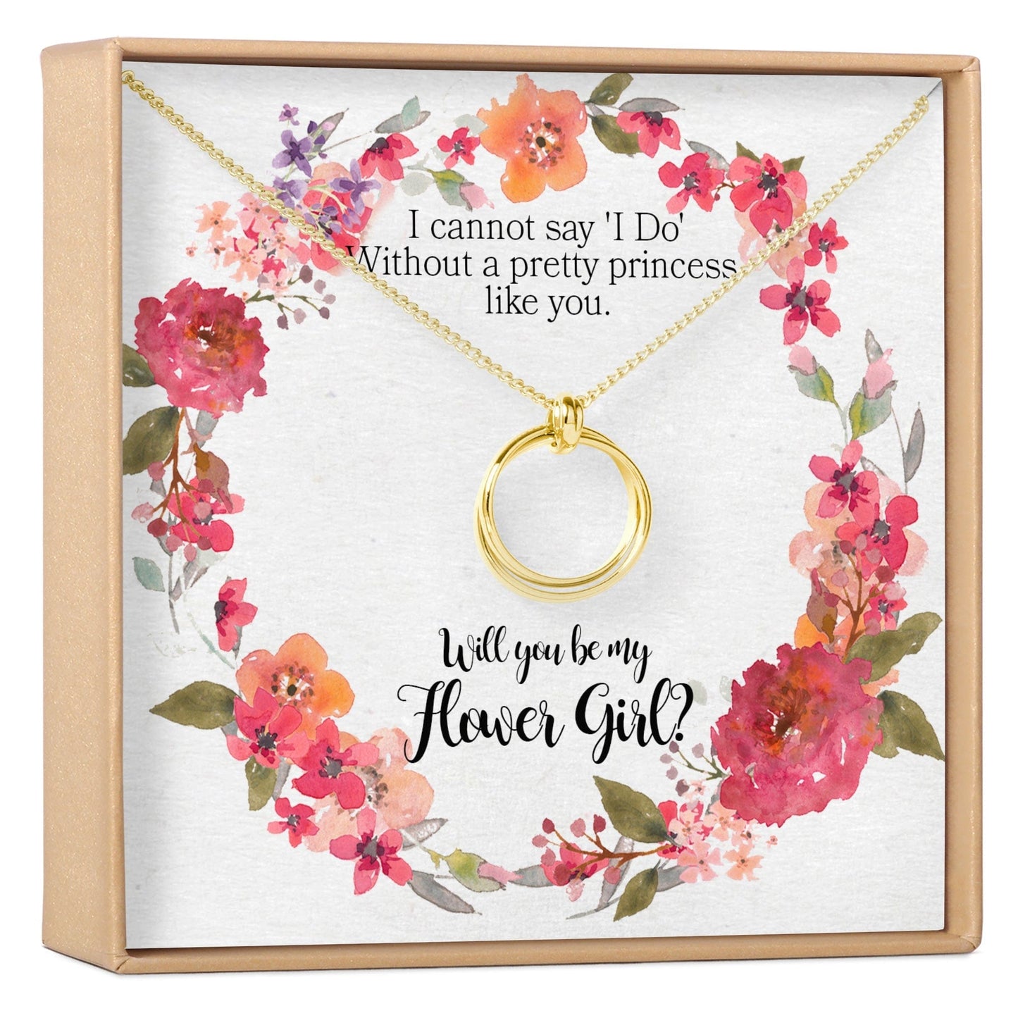 Flower Girl Necklace, Multiple Styles
