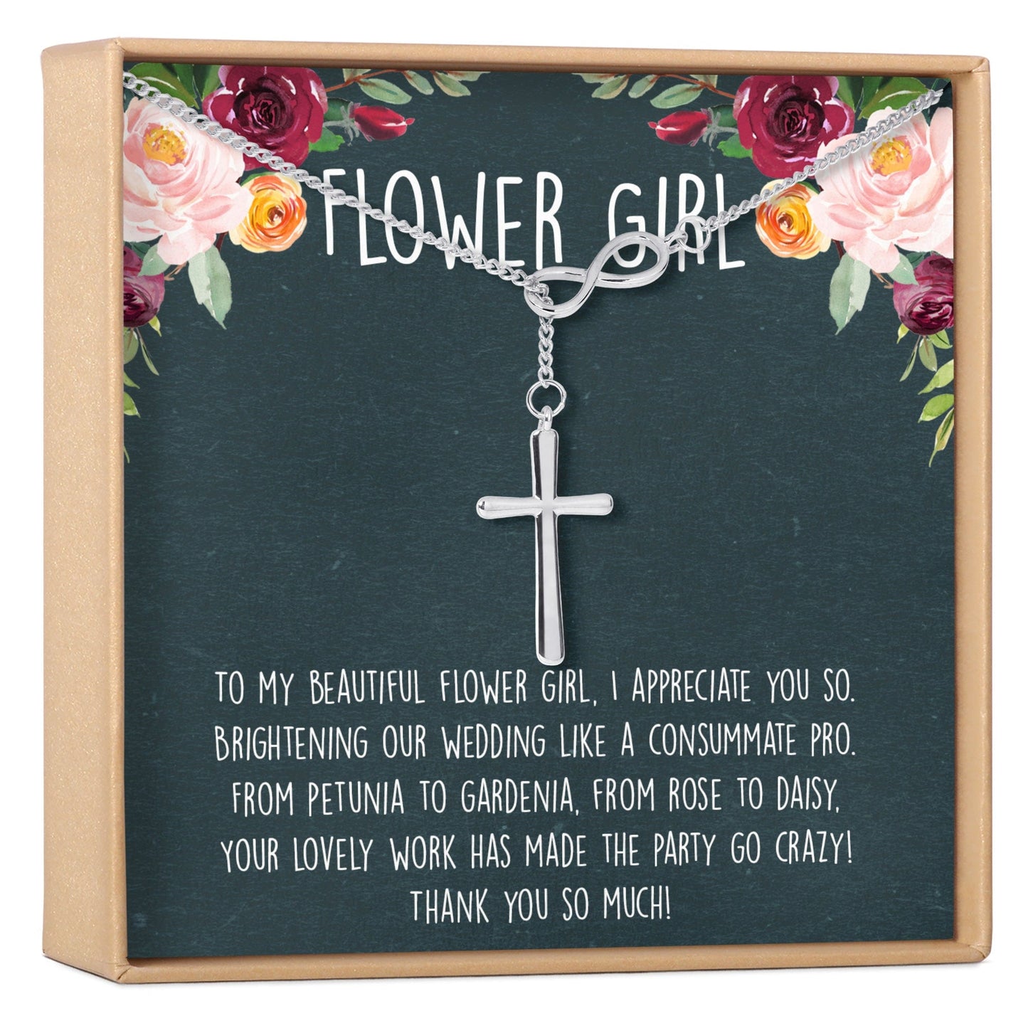 Flower Girl Necklace, Multiple Styles