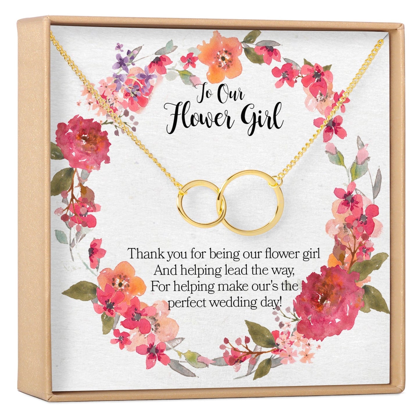 Flower Girl Necklace, Multiple Styles