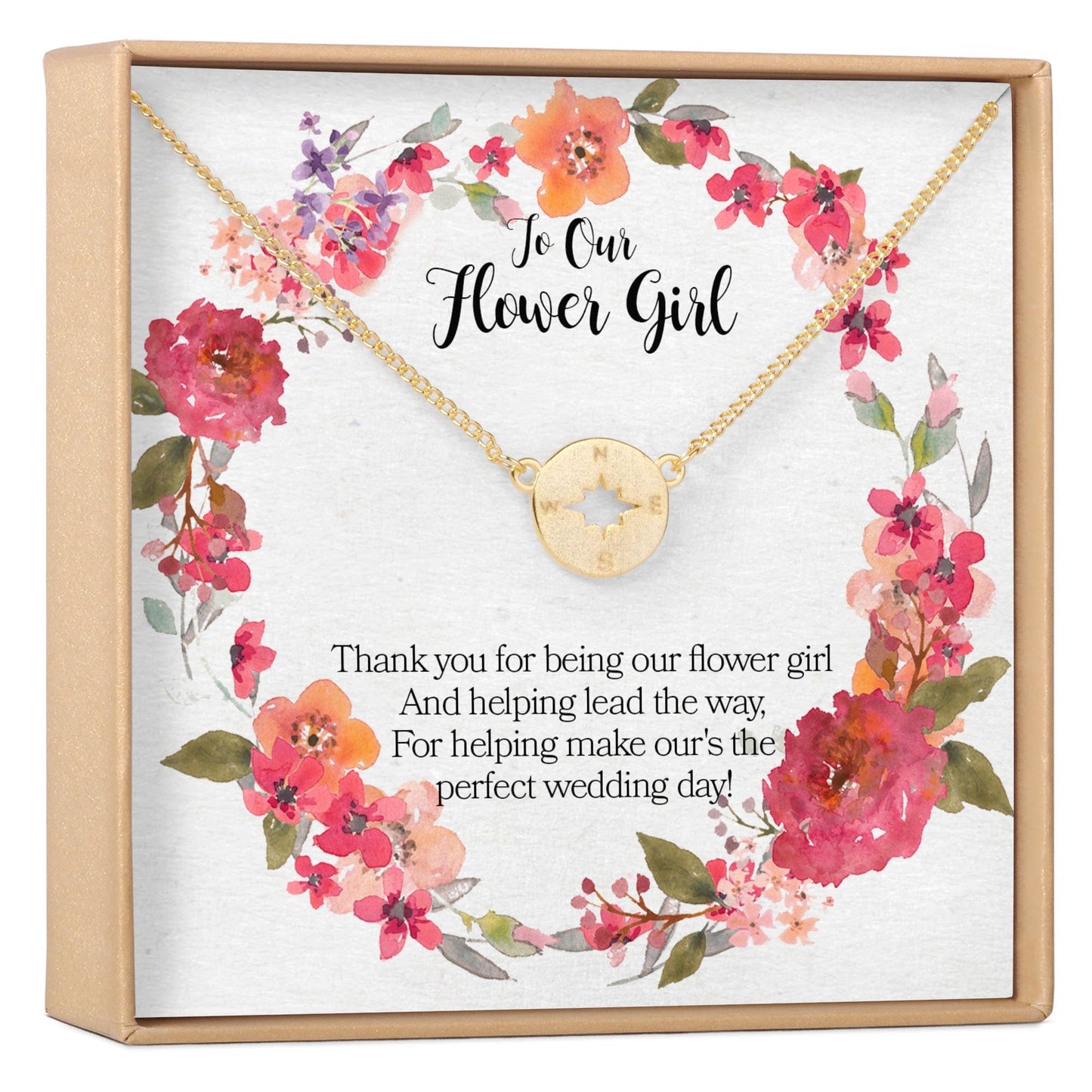 Flower Girl Necklace, Multiple Styles