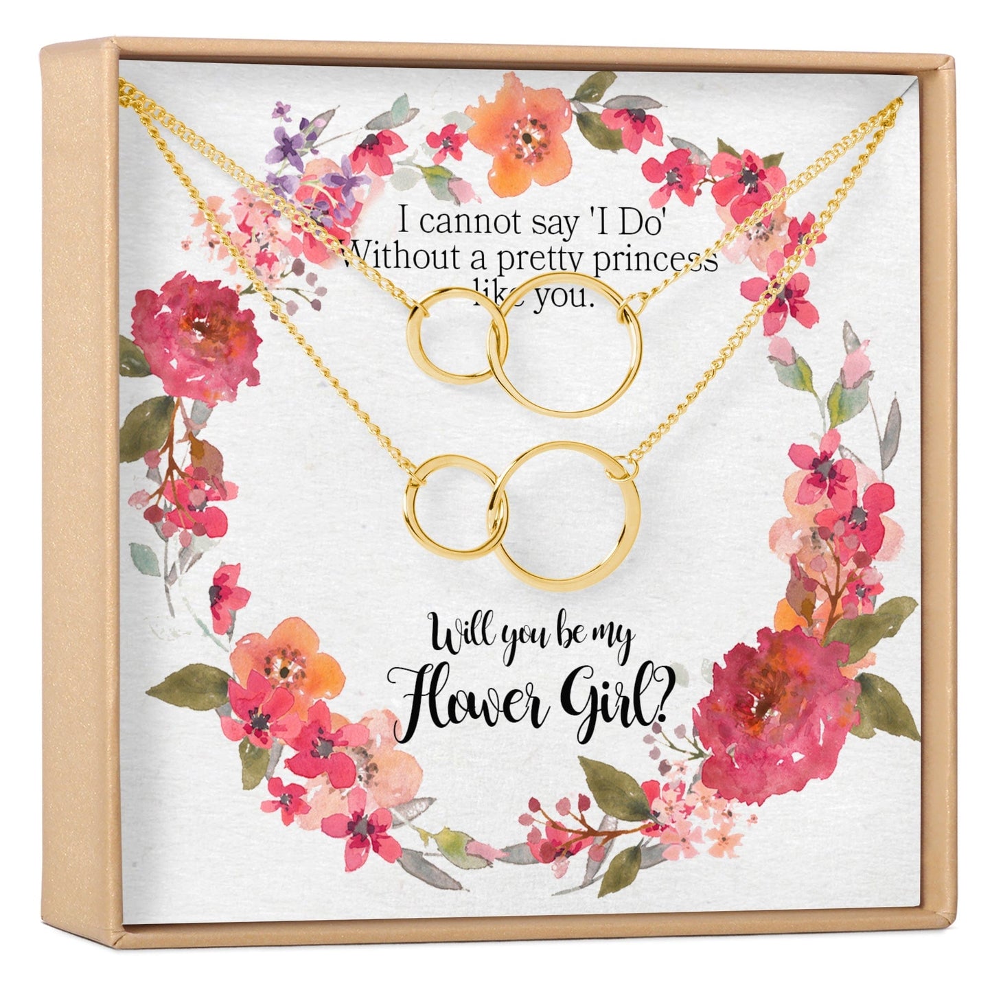 Flower Girl Necklace, Multiple Styles