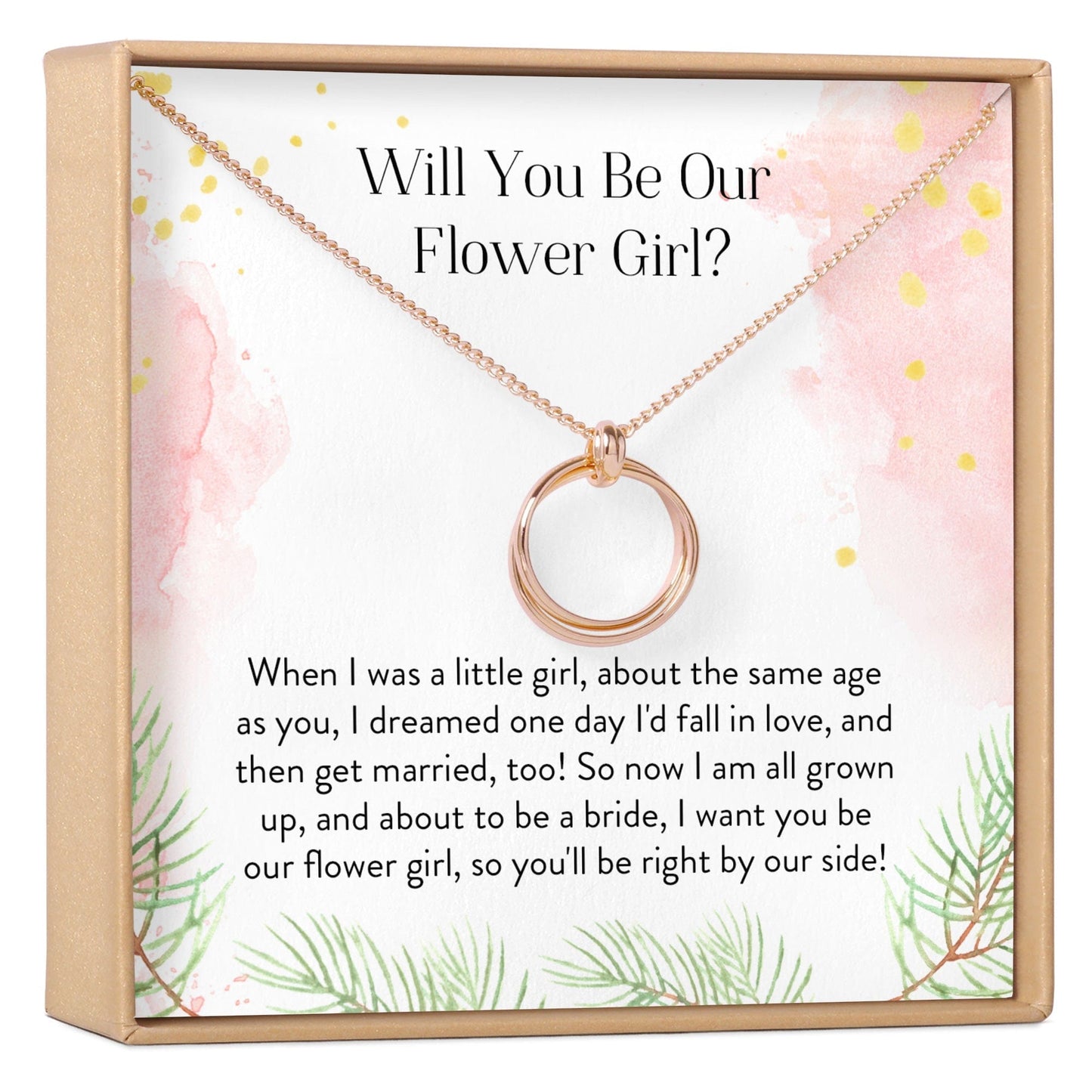 Flower Girl Necklace, Multiple Styles